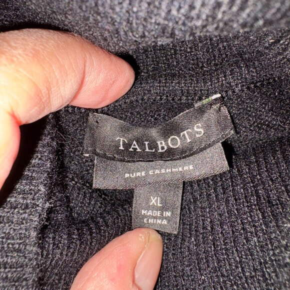 Talbots Cashmere Turtleneck Sweater sz XL NWT - Picture 3 of 3